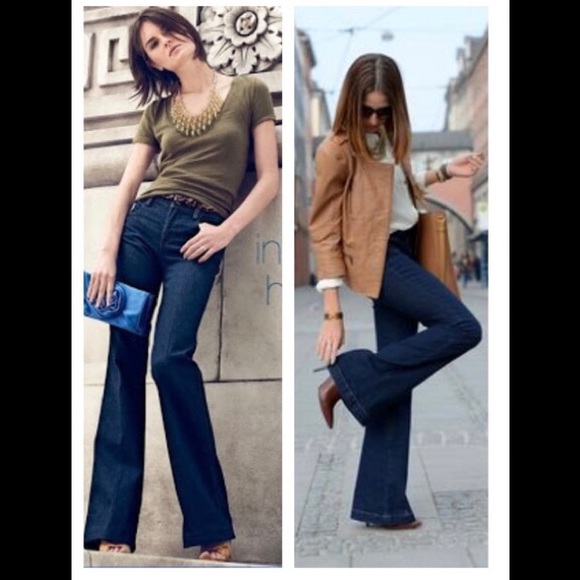 J. Crew Denim - J Crew the high-high heel flare jeans